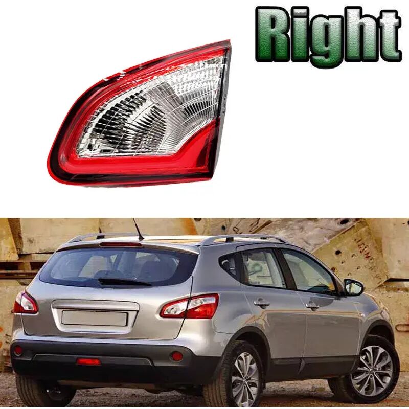 Ej.life - Feu Arrière Intérieur Cabochon Rouge et Transparent 26555 BR01A Feu Arrière Intérieur pour Qashqai J10 de 2010 à 2014 (Droite)