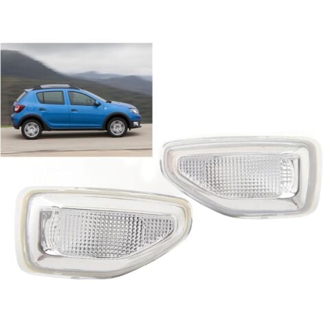 Ej.Life Feu de Position Latéral, 261651140R, Clignotant sans Remplacement D'ampoule pour Dacia Sandero Stepway MK2 Pré-lifting