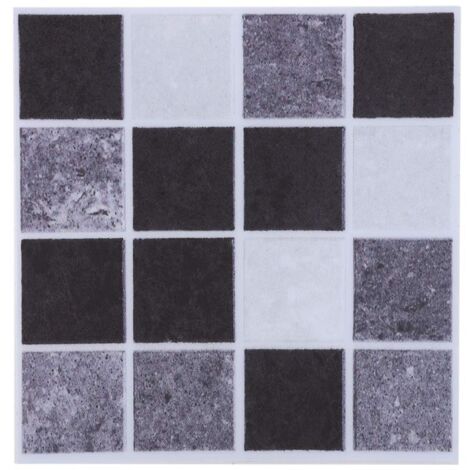 Ej.Life Fliesenaufkleber Wasserdichter Fliesenaufkleber 18 Stück Mosaikfliesen Transferaufkleber Badezimmer Küche DIY Home (10 cm  10 cm)(Mts009) (MTS008)