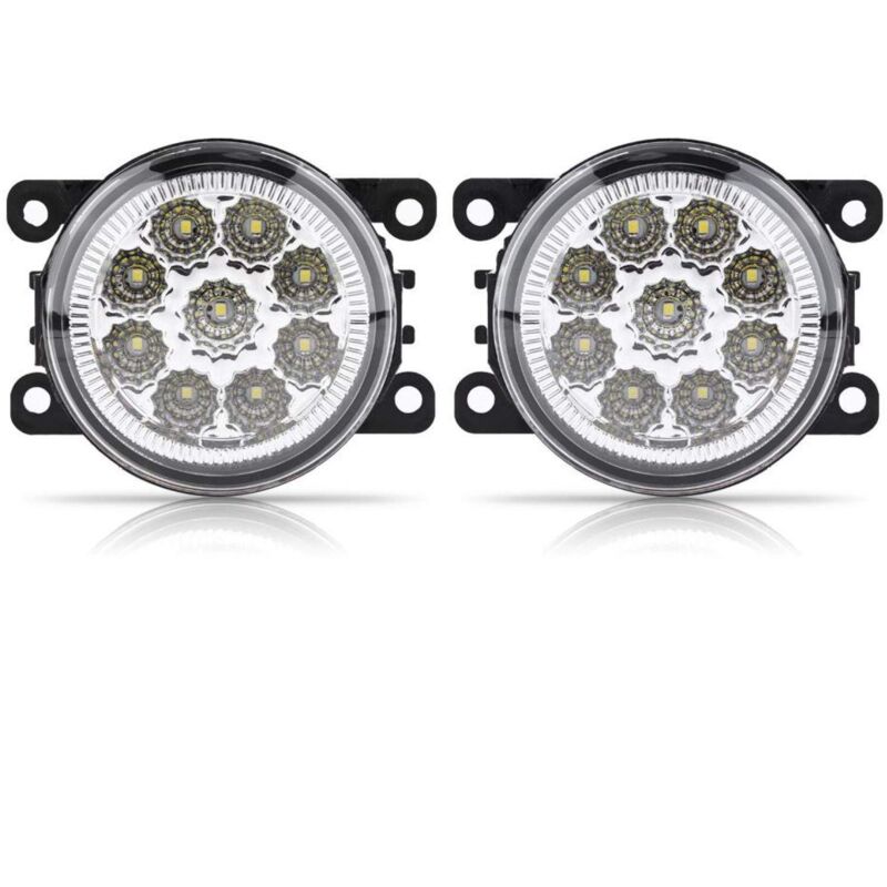 Ej.Life Fog Light Ranger,Fog Light Ranger, Feux Diurnes Rond,Fendinebbia+Smart+450,Feux De Jour Led Fiat Drl Voiture Antibrouillard,Antibrouillard,9