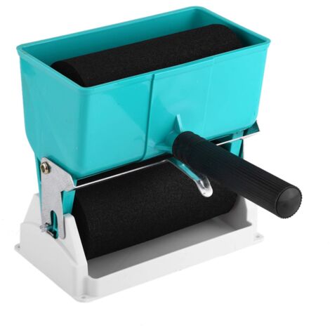 Ej.Life Glue Roll Latex Flüssig Leimauftragsgerät Leimwalze,Leimroller Holz Manuelle Klebemaschine, Leimapplikator, Rutschfester Kunststoffgriff für Möbelfabrik Lederfabrik(6 inch with Switch Control 