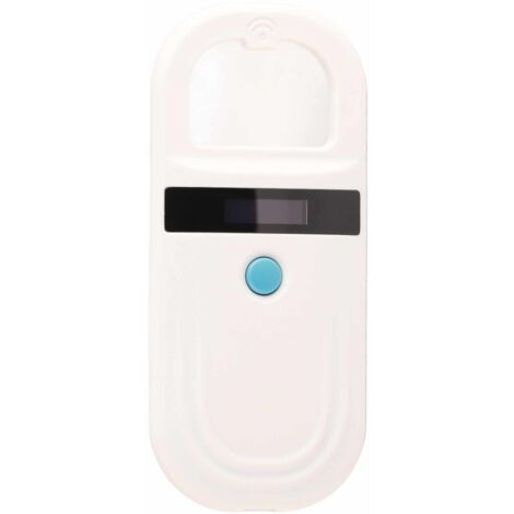 Ej.Life Gugxiom Chiplesegerät für Tiere, 134,2Khz/125Khz RFID-Lesegerät mit OLED-Display, Chiplesegerät für Hunde für FDX B (ISO11784/11785) und EMID-Mikrochips mit Alarm bei schwacher Batterie