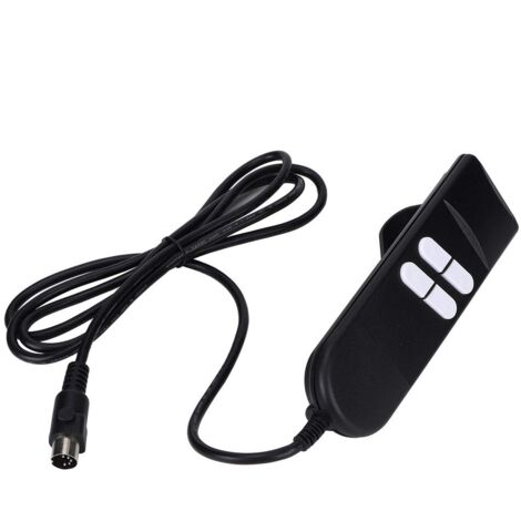 Ej.Life Herexty Elektrischer neigbarer Controller, Handsteuerung mit 4 Tasten und 5 Pins, Handhebel, manuelle Steuerung für elektrisches Sofa