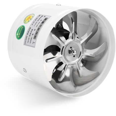 Ej.Life Home Round Lüftung Fan Wand Abluftventilator Geräuscharm für Bad Küche Garage Air Vent 50 Watt 220 V A