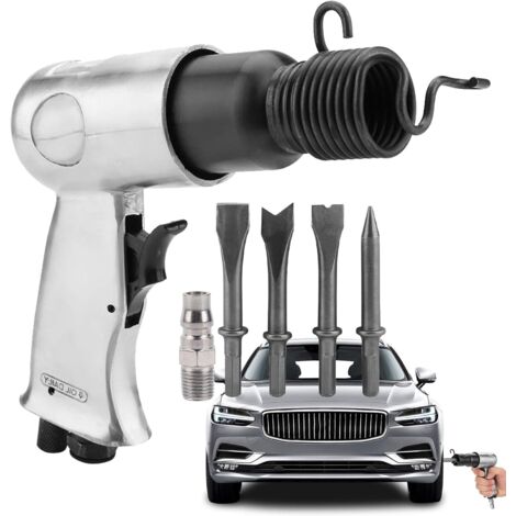 Ej.Life Industrie-Lufthammer, 4500 U/min, 114 l/min, 150 mm, leistungsstarker Griff, gerader Lufthammer, Schaufelwerkzeug, zum Reinigen von Gusssand