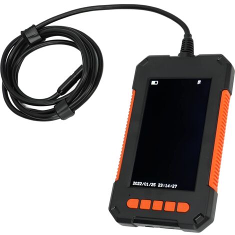 Ej.Life Industrielles Endoskop, Wasserdicht, 8 LED-Licht, 2600 MAh, Teleskop-Endoskop, Endoskop, ABS