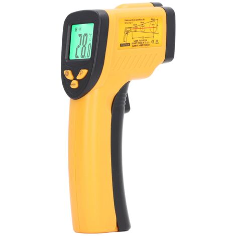 Ej.Life Industrielles Infrarot-Thermometer, Berührungslos, Handlich, Temperaturmessung von 50 Bis 550 Grad Celsius, für Heißwasserleitungen, Wärmemaschinenteile, Kochflächen und Mehr