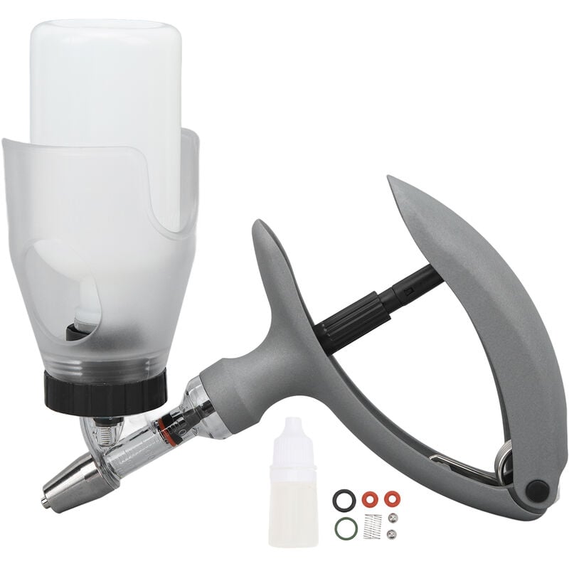 Ej.life - Injecteur animal Seringue pour bétail Seringue continue réglable automatique Injection de vaccin vétérinaire 1ML 0.1-1ML réglable
