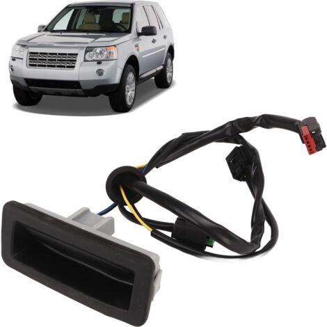 Coque de protection en ABS pour poignée de porte de Land Rover LR4 Discovery 4 2009-2016/Range Rover Sport 2010-2013 Noir brillant sans entrée sans clé