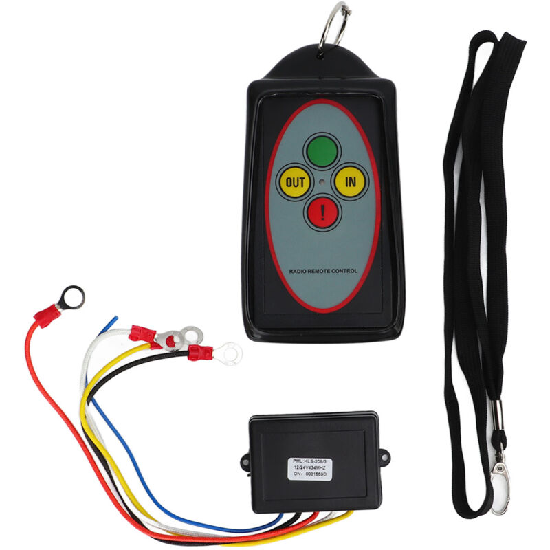 Image of Ej.Life Kabelloses Seilwinden-Fernbedienungsset, universeller elektrischer Controller für LKW, ATV