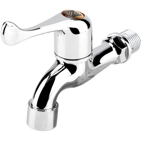 Ej.Life Kaltwasserhahn Waschbecken Becken Wasserhahn ABS Waschmaschine Wasserhahn Professionelle Einzeln 	uf Becken Wasserhahn für Badezimmer Küche(1)