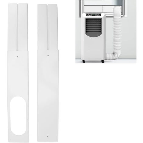 Ej.Life – Kit calfeutrage climatiseur mobile – Longueur réglable 43-140 cm – Matériau PVC – Étanchéité optimale pour fenêtres à battants et lucarnes
