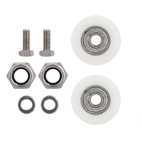 Ej.Life Kit De Remplacement De Roues De Porte Coulissante De Serre De 30 Mm De Diamètre pour Serre, Accessoire pour serre