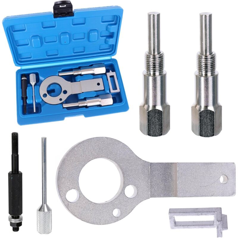 Ej.life - Kit d'outils de Verrouillage de Courroie de Distribution Diesel pour Opel fiat Saab signum vectra c Astra H1.9D, 2.0D, CDTi, TiD, TTiD,