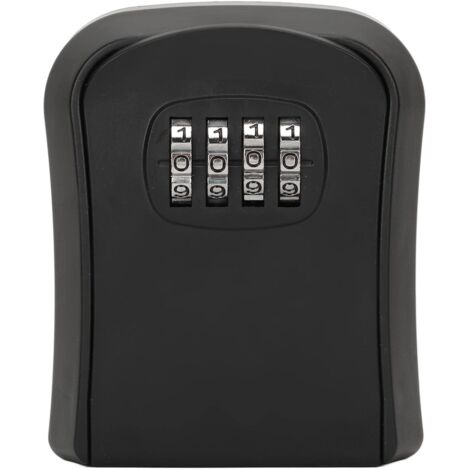 Ej.Life Kombination Lock Box, Wall Mounted Key Lock Box mit 4 stelligen Passwort, wasserdicht Schlüssel Lagerung Lock Box Unterstützung 5 Schlüssel Kapazität, ABS Safe Key Hider für Indoor Outdoor Use