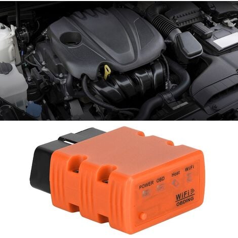 YB Ej.Life KONNWEI OBD2 KW902 ELM Voiture Outil de Diagnostic Auto Scanner Lecteur de Code pour Téléphone (Orange)