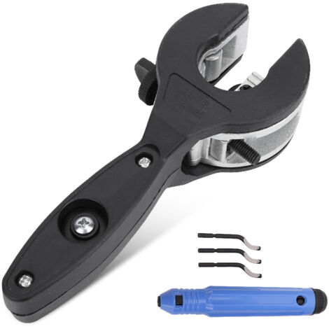 Ej.Life Kupferrohrschneider, Rohrschneider (6–23 mm), robuster Ratschen-Rohrschneider aus Zinklegierung, Kupferrohrschneider für Kupfer- und PVC-Rohre