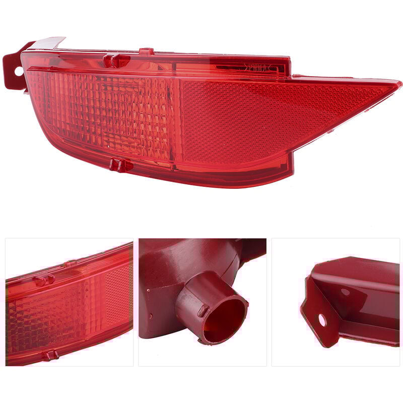 Ej.life - Lampe de réflecteur de voiture antibrouillard de pare-chocs arrière gauche pour ford fiesta MK7 2008 - 2016