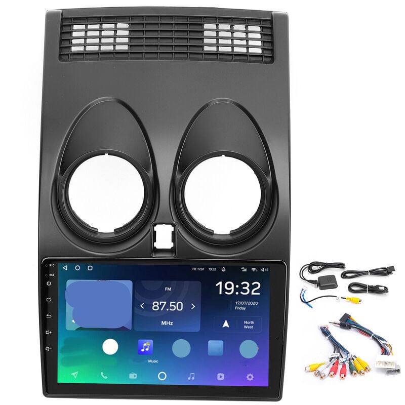 Ej.life - Lecteur multimédia audio de voiture Bluetooth Wifi pour Android 12 Remplacement pour Qashqai 1 J10 20062013