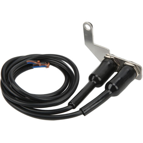 Ej.Life LED-Motorrad-Lenkerschalter, Scheinwerfer, Nebelscheinwerfer, EIN-AUS-Taste mit Halterung, Edelstahl, für Elektrofahrrad, blau, linke Hand