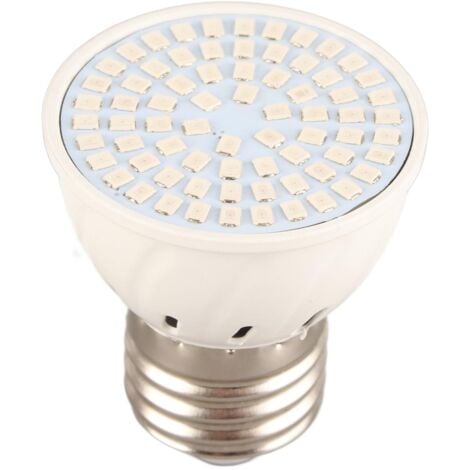 Ej.Life LED Pflanzenlampe,  36W E27 LED Pflanzenlicht Plant Grow Light, Vollspektrum Pflanzen Glühbirne Wachstumslampe für Zimmerpflanzen Garten Gewächshaus Gemüse Gemüse Blumen, 72 LED