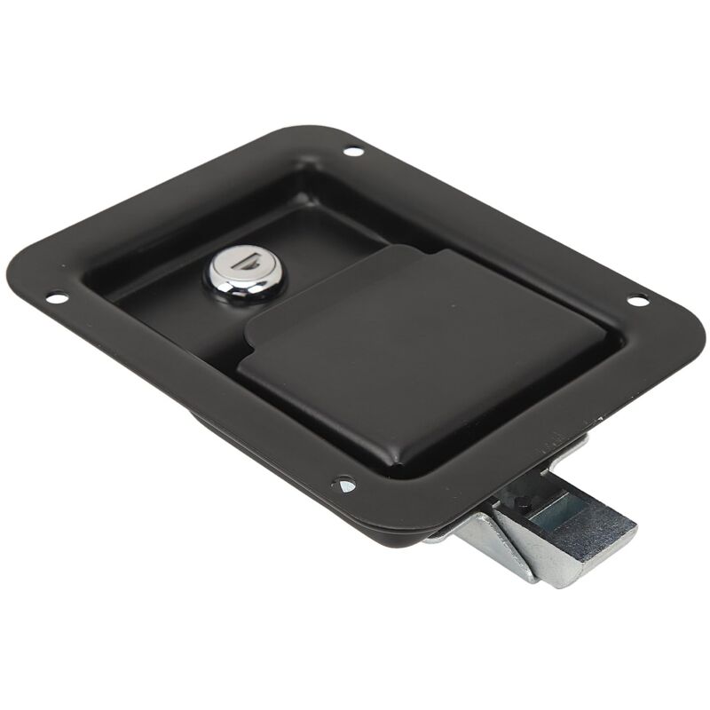 Ej.life - Loquet de Poignée de Boîte à Outils, Serrure de Porte à Palette de Remorque de Construction en Acier à Montage encastré à Large Application