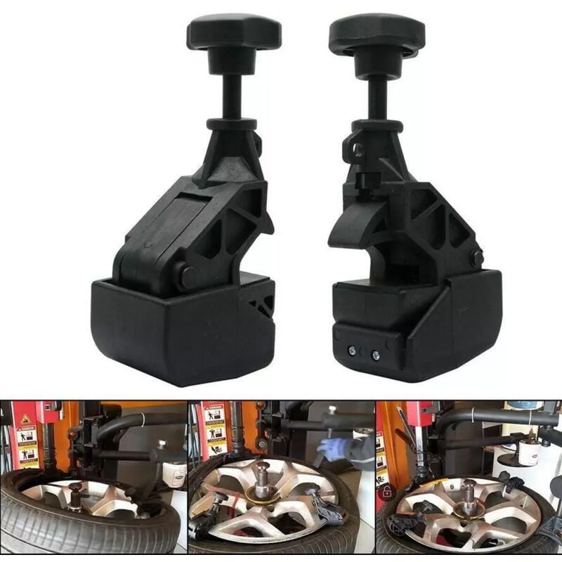 Ej.life - Lot de 2 outils de levage robustes pour changement des pneus de voiture Outil de Retenue de Bille de Pneu