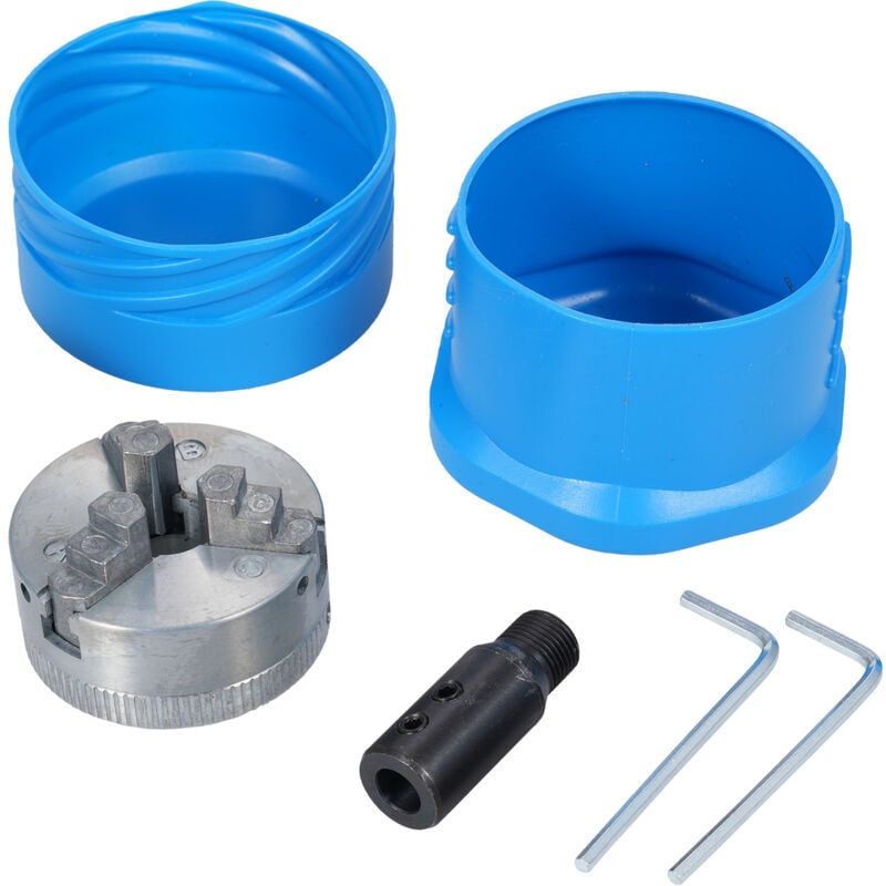 Ej.life - Mandrin de Tour à 3 Mâchoires 50 mm Mandrin de Tour à 3 Mors Mandrin de Tournage à Bois Centrage Automatique pour Tours Fraiseuses Perceuses