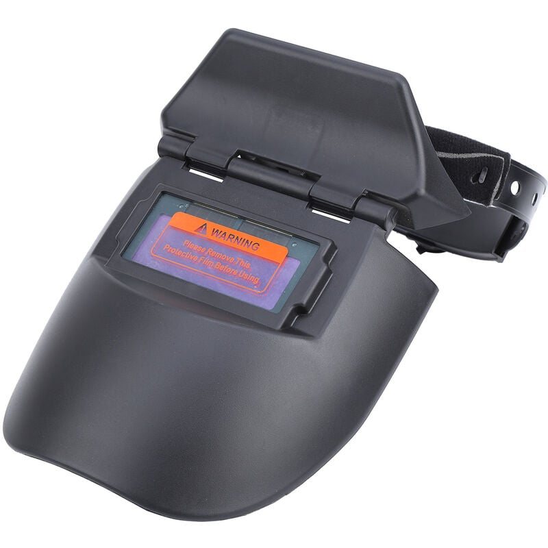Ej.life - Masque de Soudeur Professionnel Auto-obscurcissant Casque de Soudage Solaire Monté sur la Tête Noir Masque et lunette de soudure