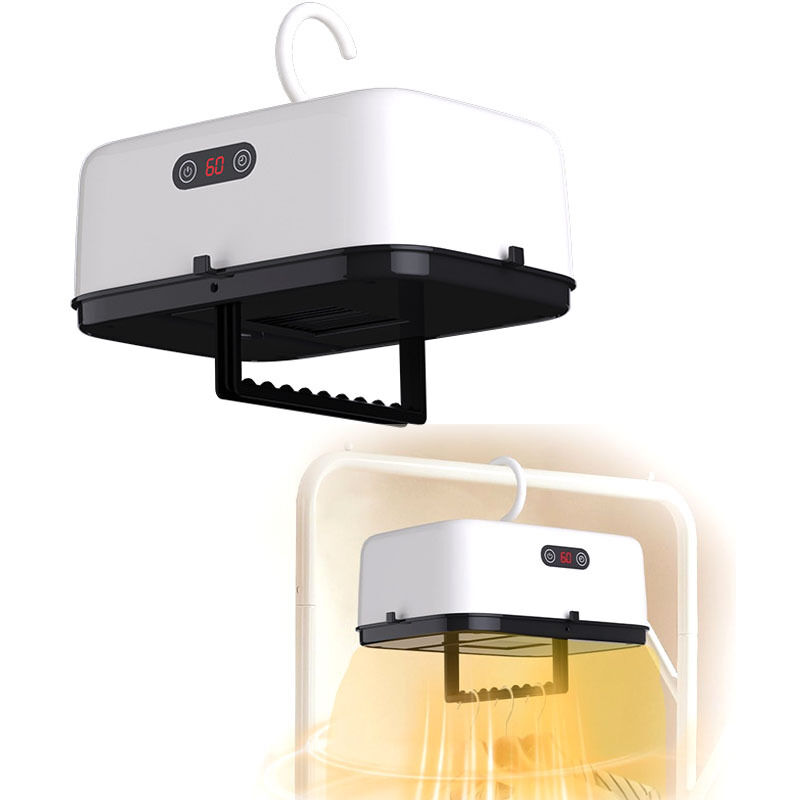 Ej.life - Mini Sèche-linge Portable, 600W Séchoir Electrique à Pompe à Chaleur, Minuterie Arrêt Automatique, Adapté aux Voyages D'affaires, Dortoirs