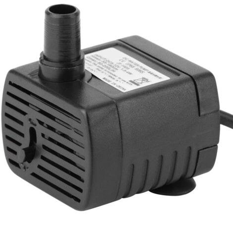 Ej.Life Mini-Tauchwasserpumpe DC USB-Brunnenpumpe für Aquarium-Aquarium-Teich Hydroponic, Brushless Quiet, 150L/H. A