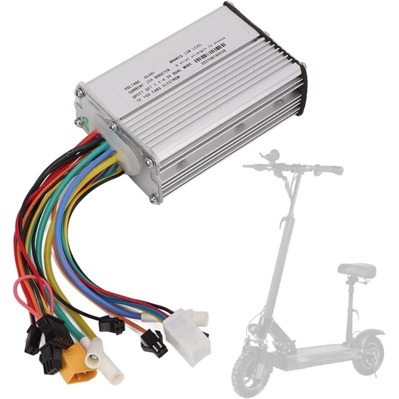 EJ.LIFE Moteur Brushless Contrleur 48V 20A, Contrleur de Scooter lectrique Contrleur de Vitesse de Moteur Intelligent Rgulateur de Vitesse du Moteur