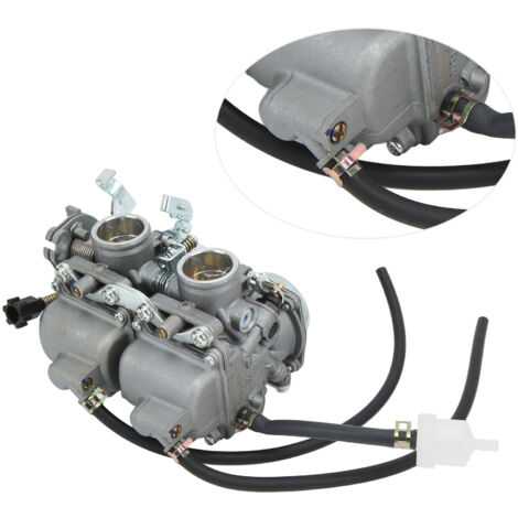 Ej.Life Motorrad-Doppelzylinder-Vergaser, Motorrad-Doppelzylinder-Vergaser 26 Mm Einlass-ID-Ersatz für CBT 125 250-Motor Vergaser Vergaser