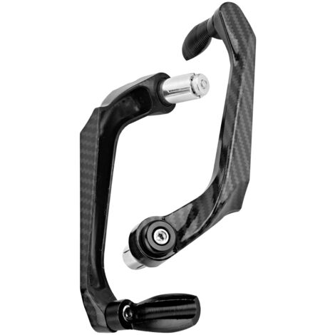Ej.Life Motorrad-Lenkerschutz, 7/8-Zoll-CNC-Aluminium-Motorrad-Hebelschutz, Bremskupplungsschutz, Zubehör für Motorräder, Roller, Elektroautos, Mountainbikes (Schwarz)