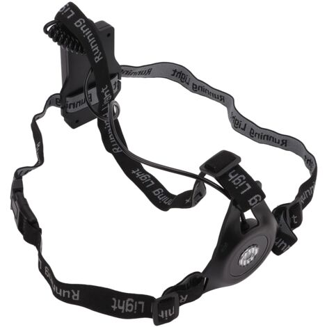 Ej.Life Nachtlicht, wiederaufladbares USB-LED-Brustlicht 3 Modi, verstellbares Gummiband für Outdoor-Sport