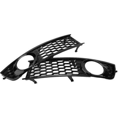 Ej.Life Nebelscheinwerfergitter, 2 Stück Auto Frontstoßstange Nebelscheinwerfergitter Unterseite Nebelscheinwerfergrill für A4 B6 2002-2005