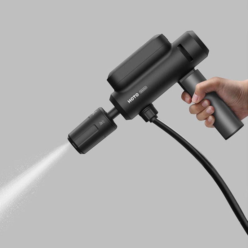 Ej.Life Nettoyeur Haute Portable: 130L/h Laveur Haute Pression sans Fil 1 Bar , Adapté au Nettoyage des Balcons, Terrasses et Voitures