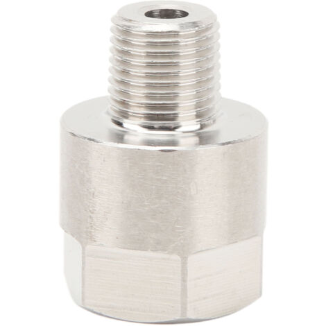 Ej.Life Öldruckmesser-Adapter 1/8 Zoll NPT-Stecker auf M10 x 1,0-Buchse für Öl, Kraftstoff, Wasser, Druck, Temperatur, Messgerät