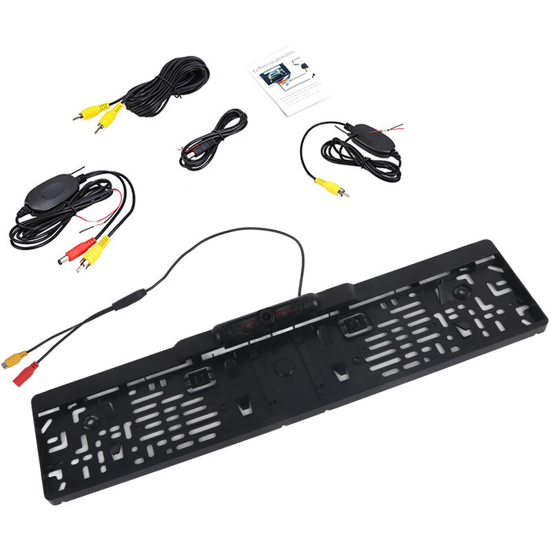 Ej.life - Eosnow Oversea Funk Caméra de recul ir 170 degrés sans fil pour marquer la plaque d'immatriculation, aide au stationnement