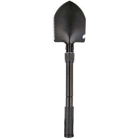 Ej.Life Pelle de survie pliante multifonction avec boussole pour le camping en plein air randonnée voyage