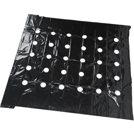 Ej.Life Perforierte Mulchfolie für Gewächshäuser, PE, Perforierte Mulchfolie, Schwarze Folie, Landwirtschaftliche Export Mulchfolie, Perforierte Folie aus Polyethylen