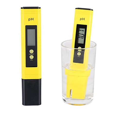 Ej.Life PH Messgerät, Digital PH Wert Messgerät, Wasserqualität Tester, Messgerät für Trinkwasser, Qualität Wasser PH Digital Tragbar mit LCD für Phmeter