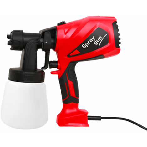 Ej.Life Pistolet a Peinture, 3200W HVLP Pistolet Peinture, Réservoir 1200ML, 3 Buses , Facile à Nettoyer, pour Murs et Plafonds, Clôtures