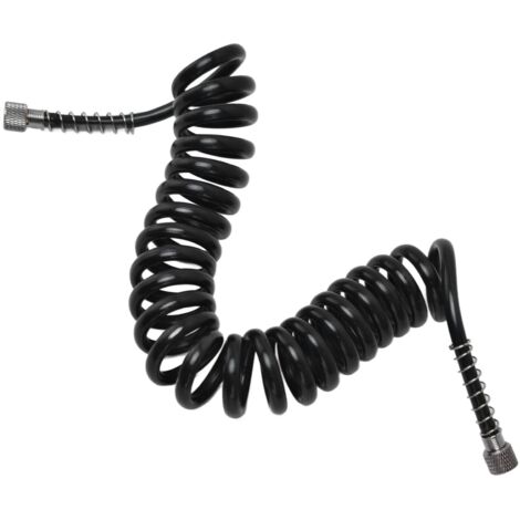 Ej.Life Polyurethan-Spulen-Luftschlauch mit G1/8-Innengewinde-Armaturen – langlebiges und flexibles Lack-Airbrush-Zubehör für Künstler – 2 m Länge – geeignet für Farb-Airbrush A