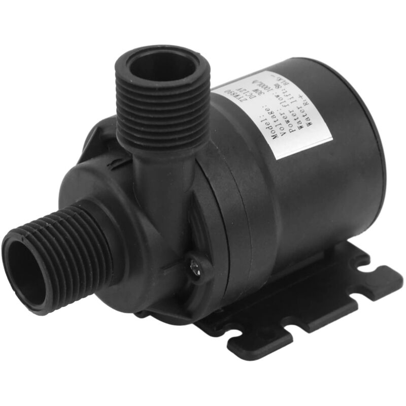 Ej.life - Pompe à Eau sans Balais DC12V, Faible Bruit, 30W, Hauteur de Levage de 8m, pour Système de Circulation D'eau de Fontaine Domestique