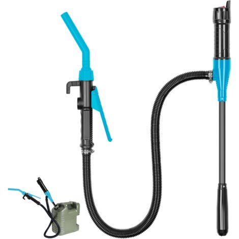 Ej.Life Pompe De Transfert Carburant Pompe Essence de liquide alimentée par batterie Pompe à siphon Pompe à batterie Pompe à bidon Aspiration automatique Pompe