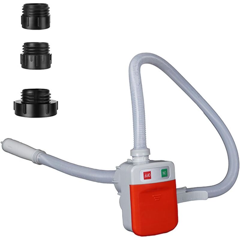 Pompe De Transfert De Liquide Automatique, ArrêT Automatique De La Pompe Portable Essence - Diesel - Avec 3 Adaptateurs Jusqu - Ej.life
