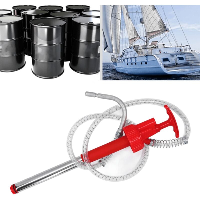 Pompe de Transfert Portable, Anti-fuite, Manuelle, Verticale, pour Fût D'huile, pour Atelier D'extraction D'huile Efficace et Usage Industriel, pour
