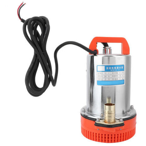Ej.Life Pompe submersible, pompe à eau, pompe à eau d'irrigation de pompe à eau profonde submersible DC 12V
