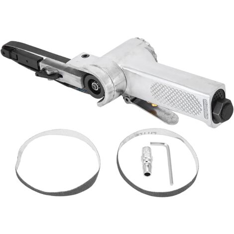 Ej.Life Ponceuse à Bande Pneumatique, Ponceuse à Bande Outil Polissage Pneumatique Ponceuse Bande 10mm  330mm  Divers Véhicule Voiture Outils Pneumatiques Lime à Doigt